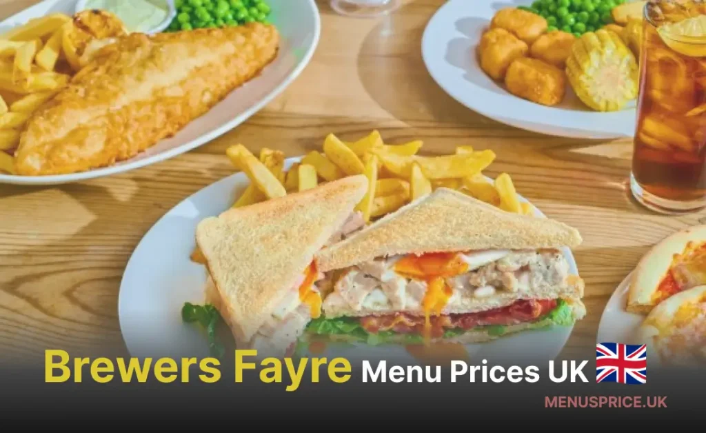 brewers fayre menu